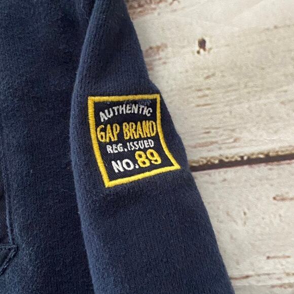 BABY GAP Navy Blue Peacoat Jacket Sz 3 - Picture 3 of 5